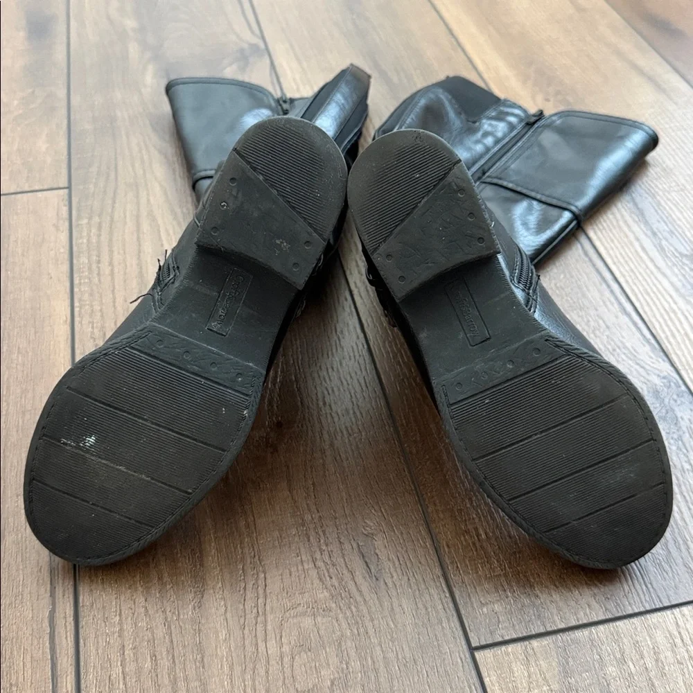 Croft and Barrow Ortholite Black Heeled Boots